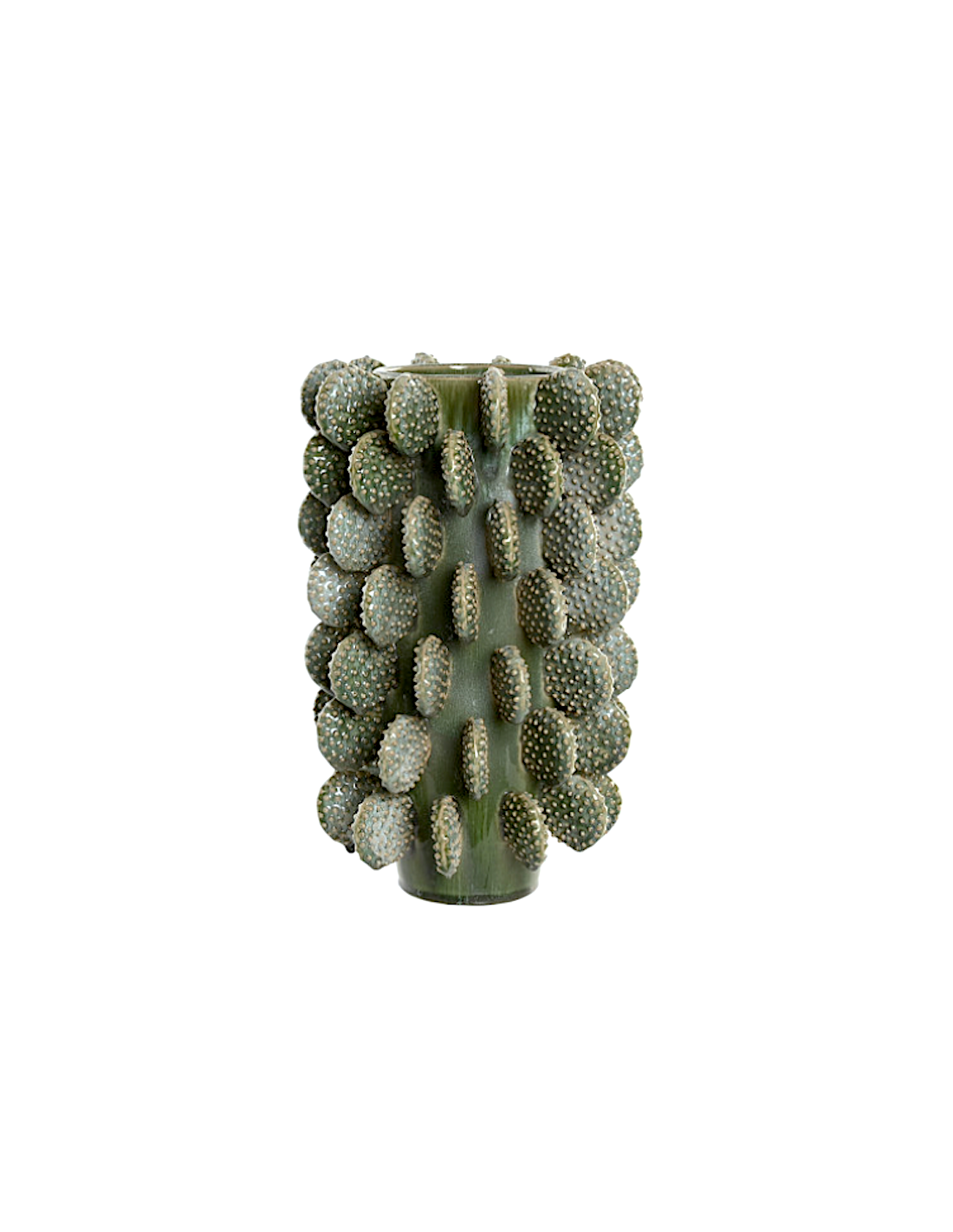VASO JR222688 CACTUS VERDE 28X39CM CERAMICA