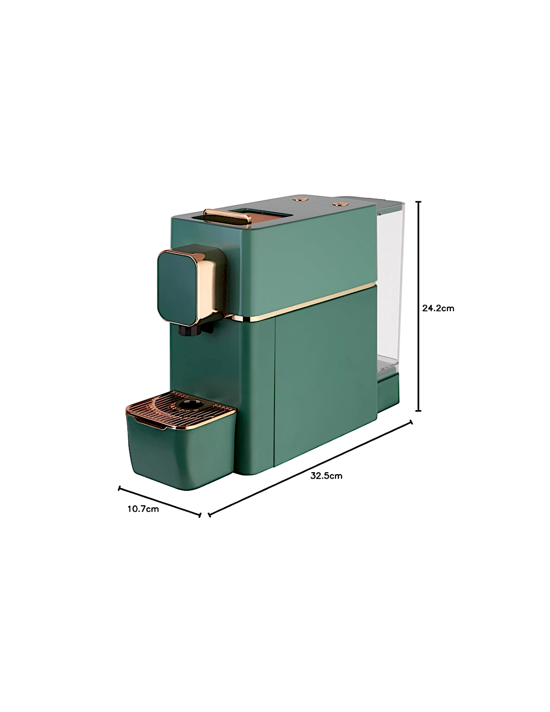 MACCHINA CAFFE'369 LINDA GREEN ESPRESSODUE