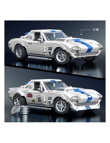 Hot Wheels Brick Shop Corvette Grand Sport 1:16 | shopincasa.it