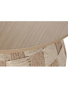 Tavolo Aggiuntivo Home ESPRIT 60x60x48 cm Naturale | shopincasa.it 2
