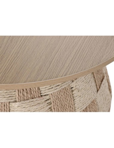Tavolo Aggiuntivo Home ESPRIT 60x60x48 cm Naturale | shopincasa.it