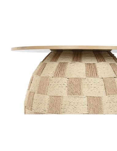 Tavolo Aggiuntivo Home ESPRIT 60x60x48 cm Naturale | shopincasa.it