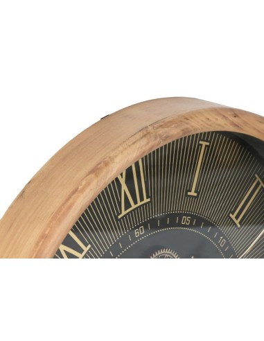 Orologio da Parete Home ESPRIT Legno di Pino 64 cm | shopincasa.it