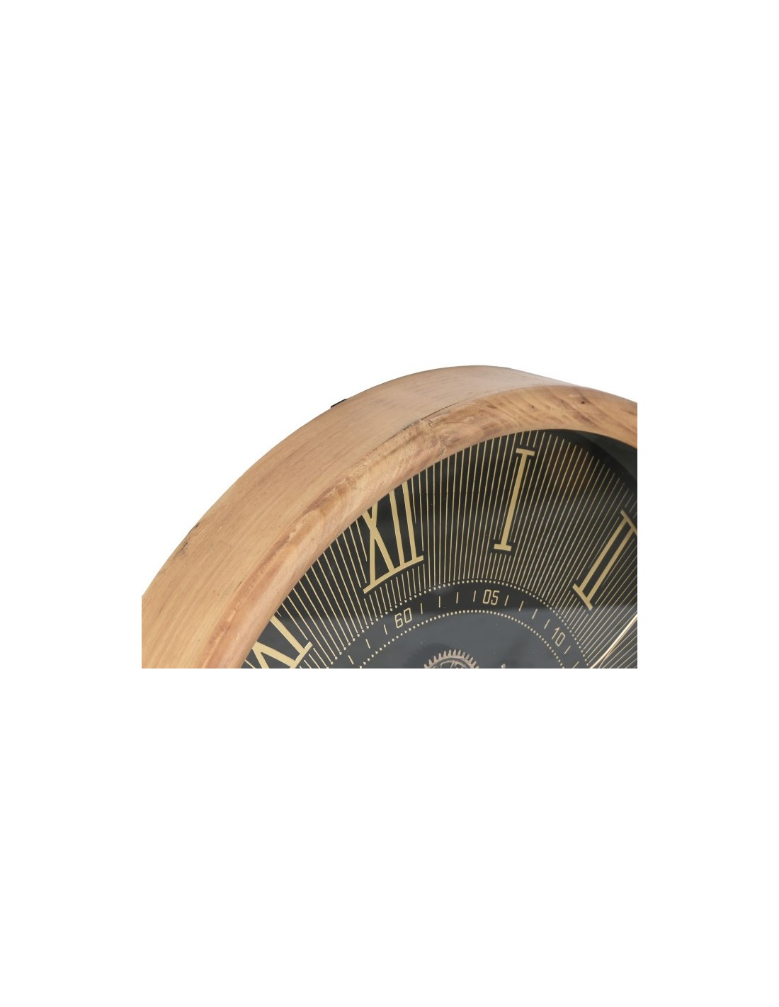 Orologio da Parete Home ESPRIT Legno di Pino 64 cm | shopincasa.it