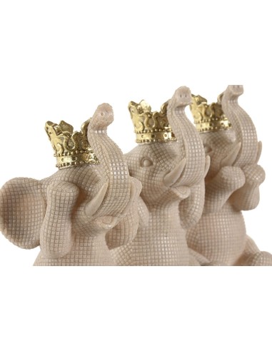 Figura Orientale DKD Home Decor 12x21x12 cm Beige Dorato | shopincasa.it