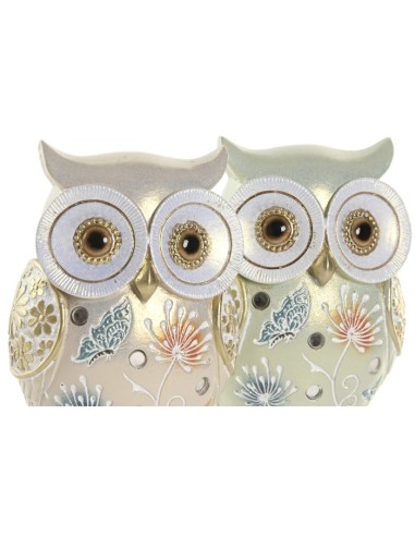 Figura Gufo FD222733 Resina 12x9x17 cm Assortita | shopincasa.it