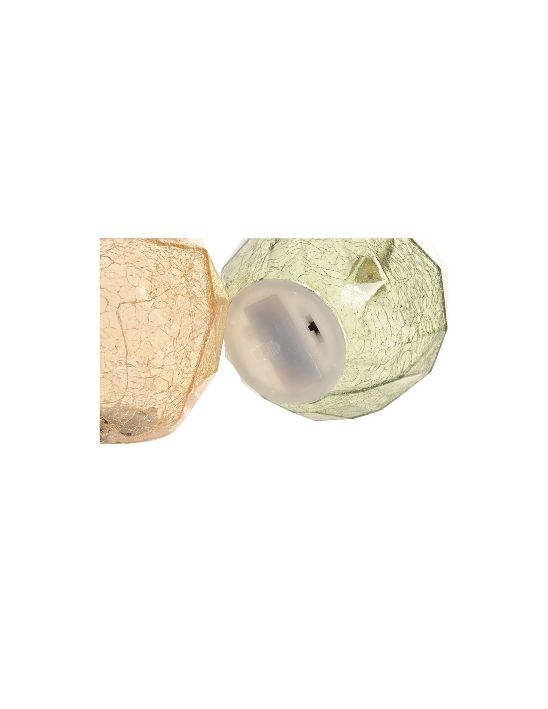 Decorazioni Luminose Cristallo Mela 12x12x17 cm Assortite | shopincasa.it