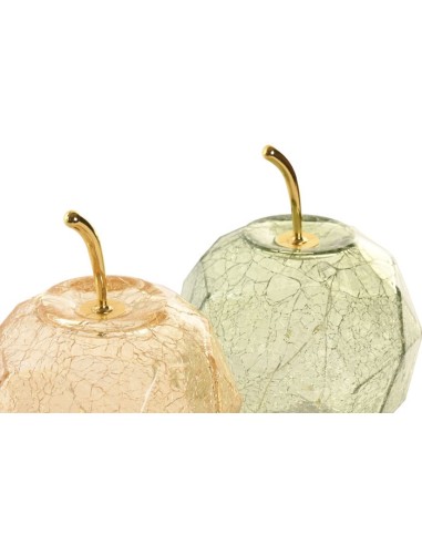 Decorazioni Luminose Cristallo Mela 12x12x17 cm Assortite | shopincasa.it