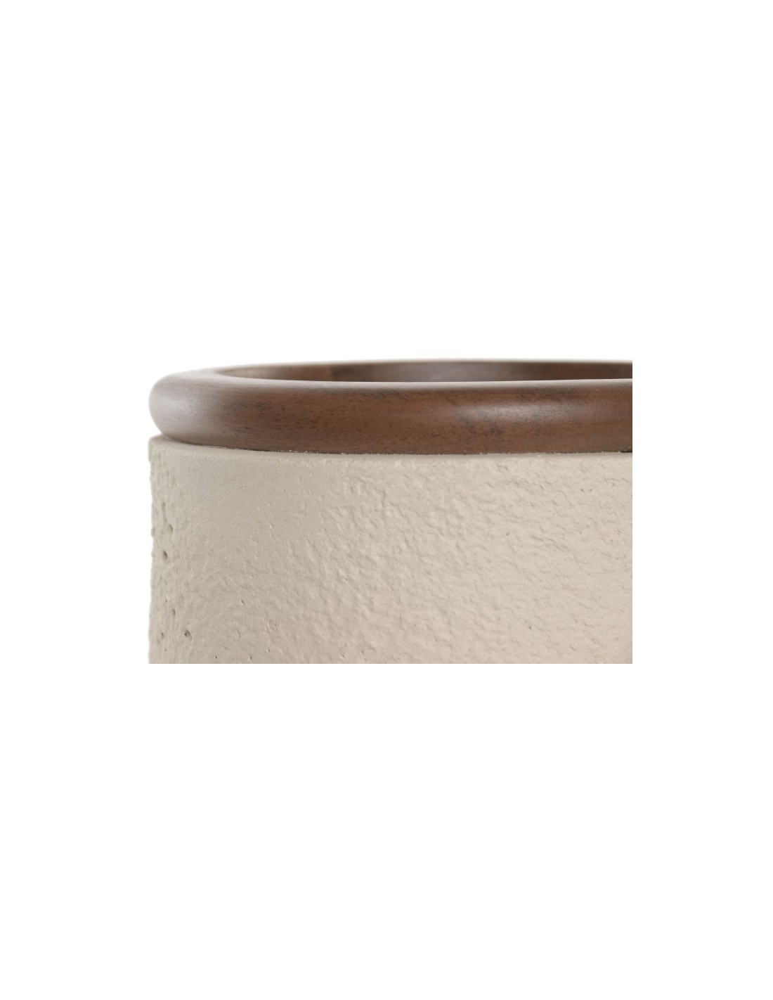 Vaso Home ESPRIT Legno di Mango e Cartapesta Marrone Beige | shopincasa.it