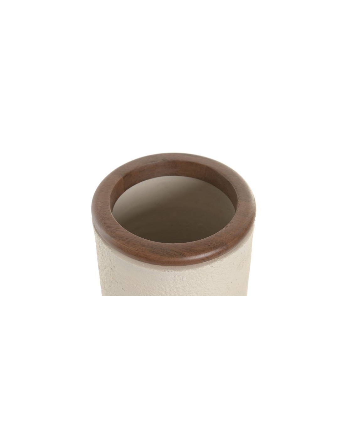 Vaso Home ESPRIT Legno di Mango e Cartapesta Marrone Beige | shopincasa.it