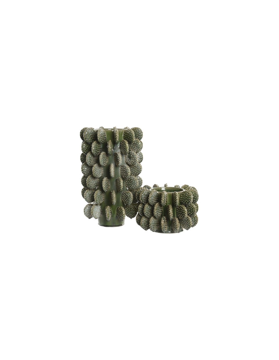 Vaso Cactus Verde Ceramica 28x39 cm | shopincasa.it