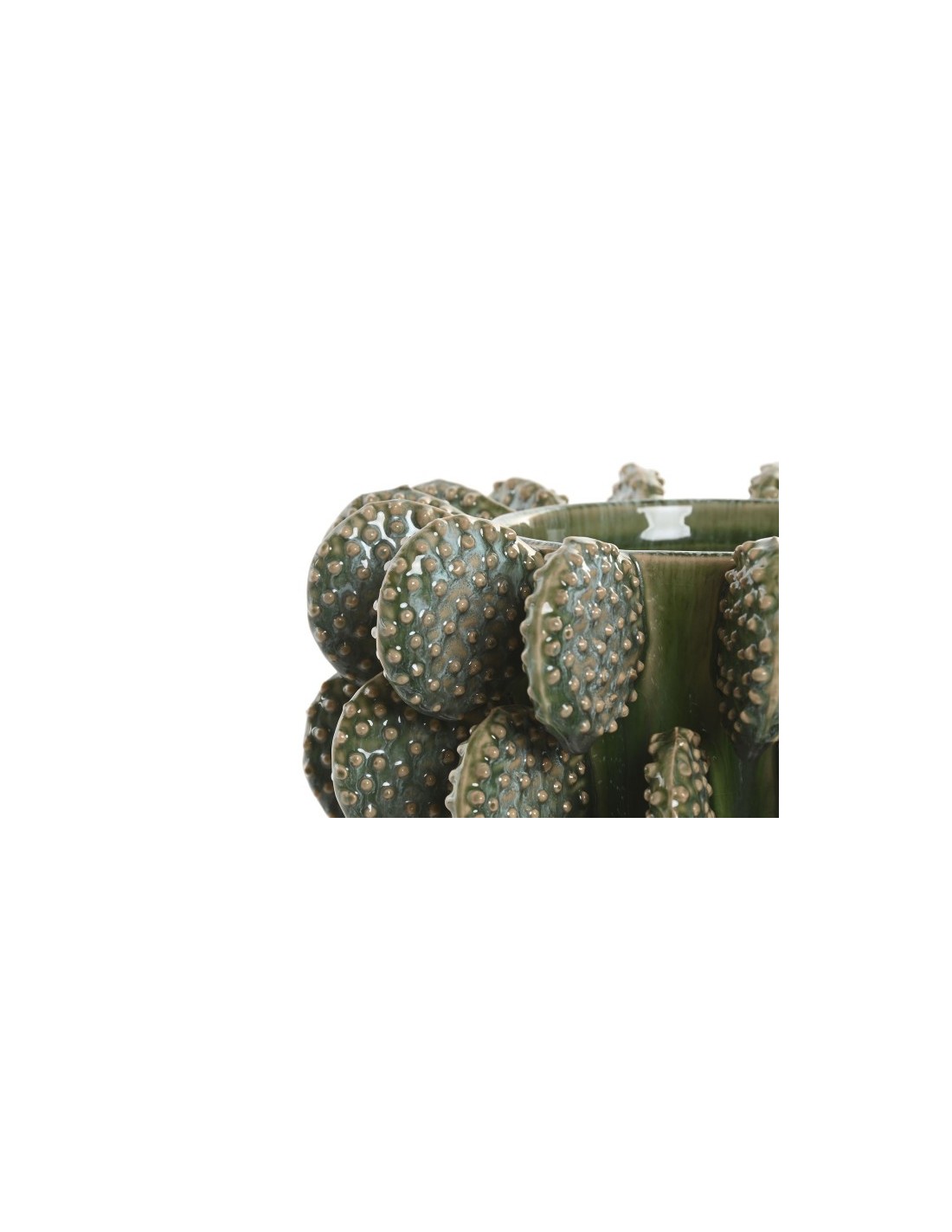Vaso Cactus Verde Ceramica 28x39 cm | shopincasa.it