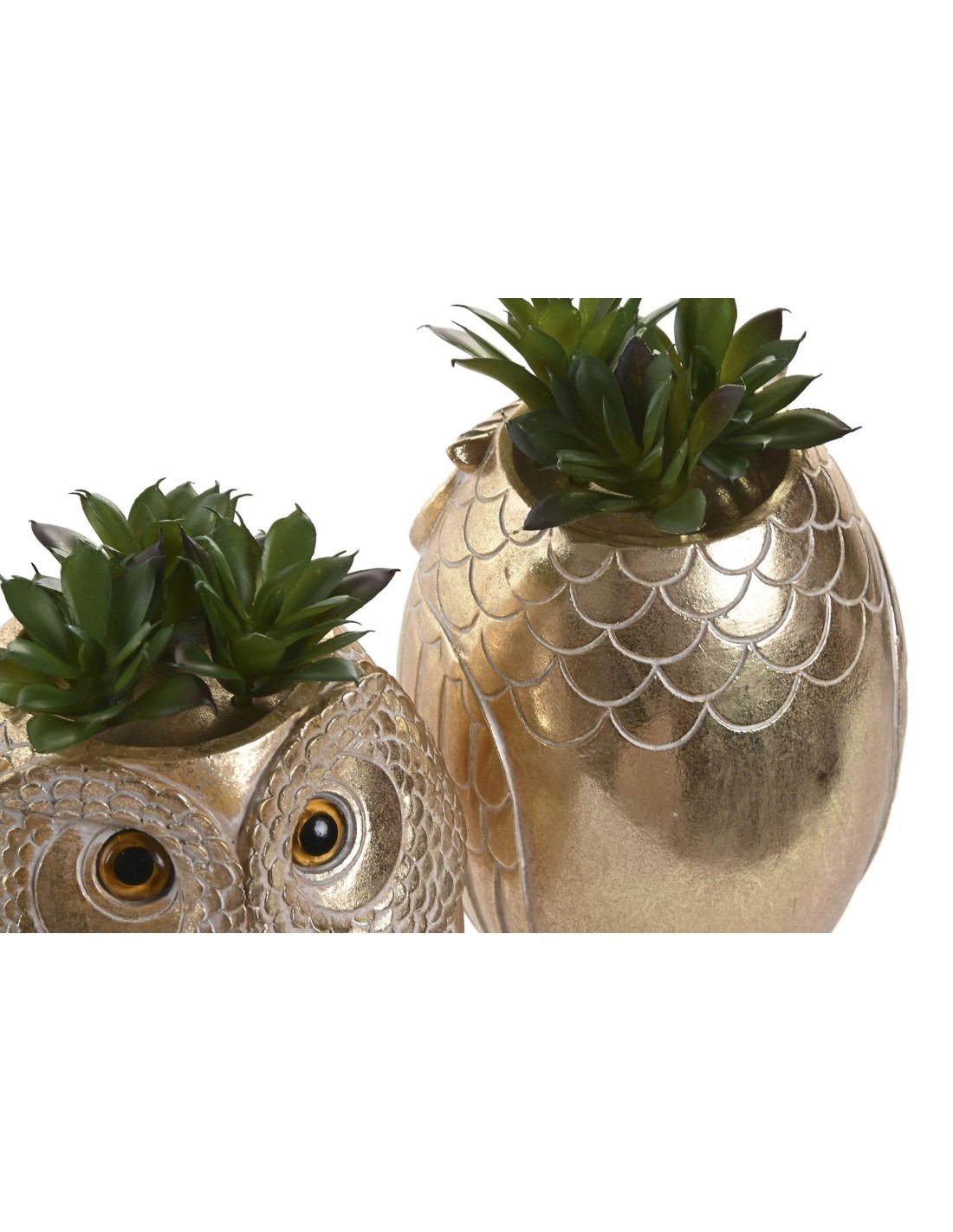 Piantina in Vaso Gufo Resina 11x18 cm Assortita | shopincasa.it