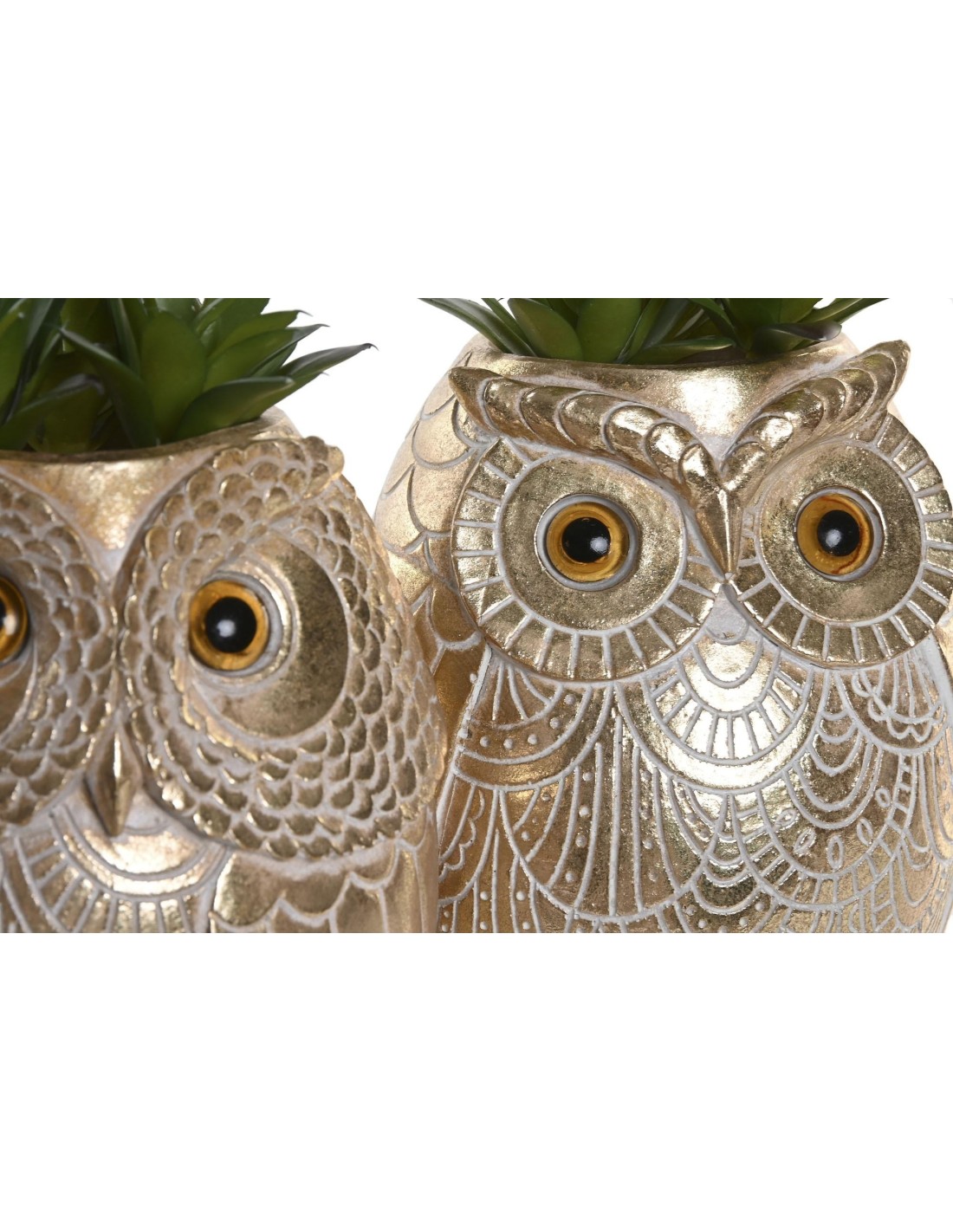 Piantina in Vaso Gufo Resina 11x18 cm Assortita | shopincasa.it