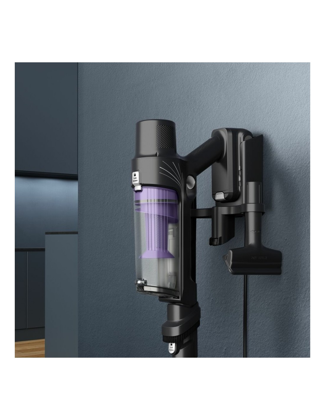 Rowenta RH6A35 Aspirapolvere 2 in 1 Senza Filo Viola Argento - shopincasa.it