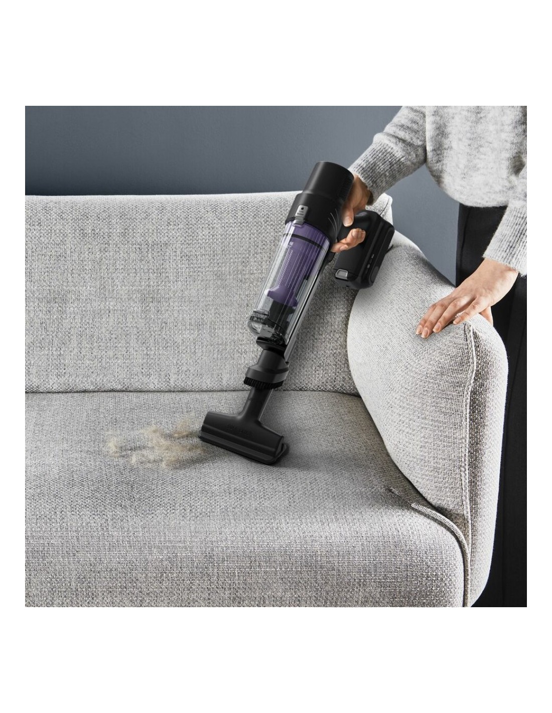 Rowenta RH6A35 Aspirapolvere 2 in 1 Senza Filo Viola Argento - shopincasa.it