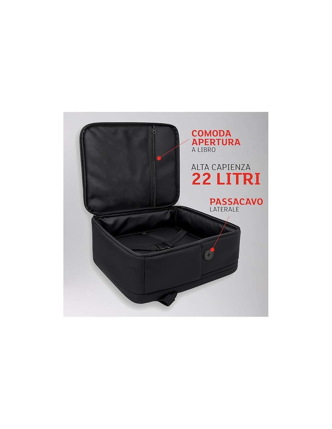 Lavatelli Zaino Sottovuoto Ryanair 40x30x20 con Sacchetti Travel - shopincasa.it