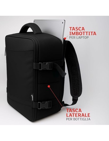 Lavatelli Zaino Sottovuoto Ryanair 40x30x20 con Sacchetti Travel - shopincasa.it