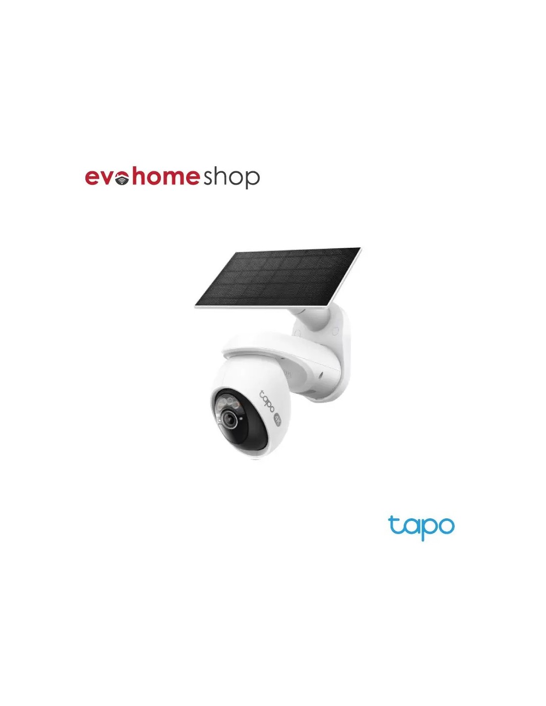 Kit Telecamera Smart 4K con Pannello Solare Tapo TC92KIT - shopincasa.it