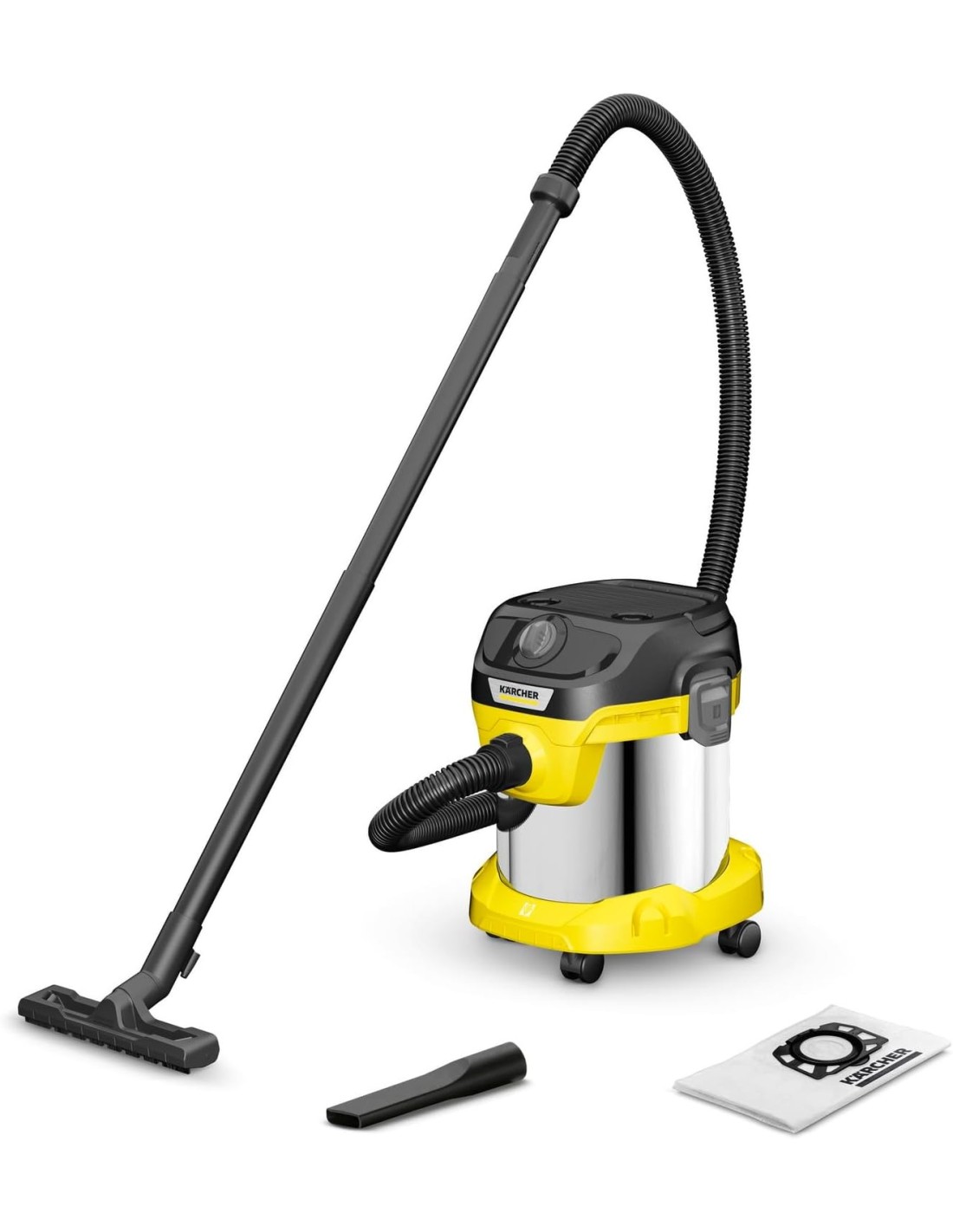 Kärcher V-15/4/18 Aspirapolvere a Traino 15 L 1000 W - shopincasa.it