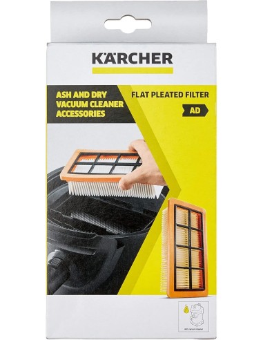 Kärcher KFI 7420 Filtro Plissettato Piatto Originale Aspiracenere - shopincasa.it
