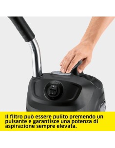 Kärcher AD 2 Aspiracenere Ignifugo 14 L 150 AW - shopincasa.it