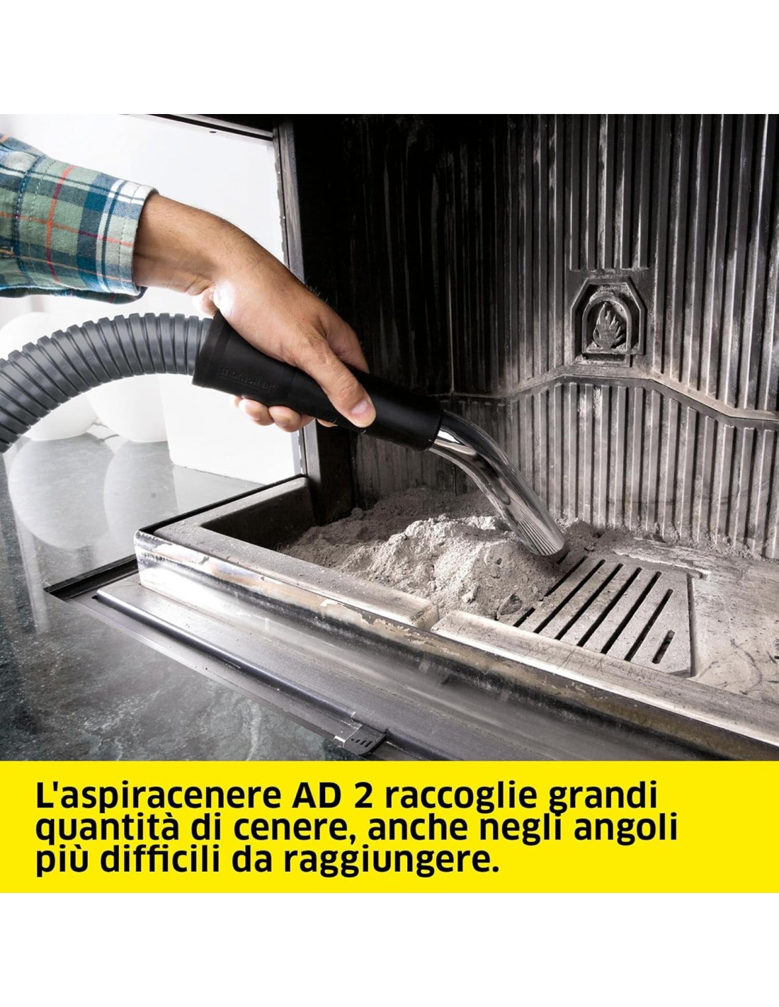 Kärcher AD 2 Aspiracenere Ignifugo 14 L 150 AW - shopincasa.it