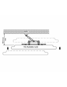 Bravo LCD 13 supporto TV orientabile 40–50 pollici VESA 40x40 | shopincasa.it