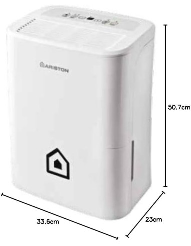 Ariston Deos 16 deumidificatore portatile 16 litri | shopincasa.it