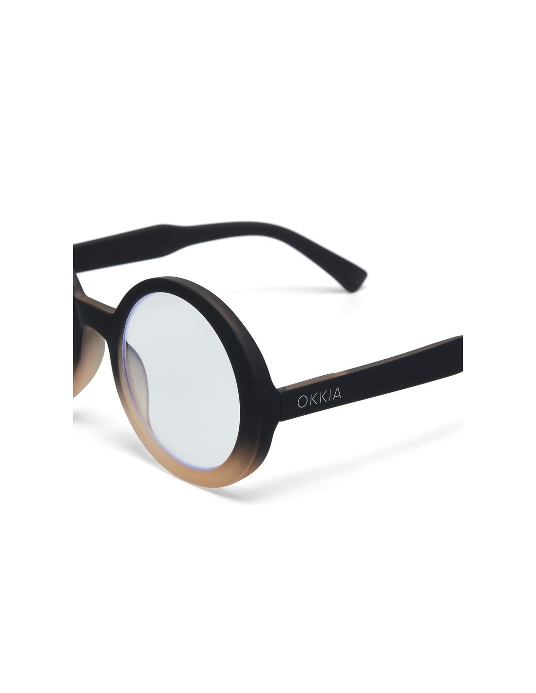 Occhiali da Lettura Laura Round Grande Black Shaded Rose 1.00 | Shopincasa.it