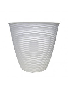 VASI E SOTTO VASI: vendita online PORTAVASO PAGLIA D 14 X H 13 CM PANNA in offerta