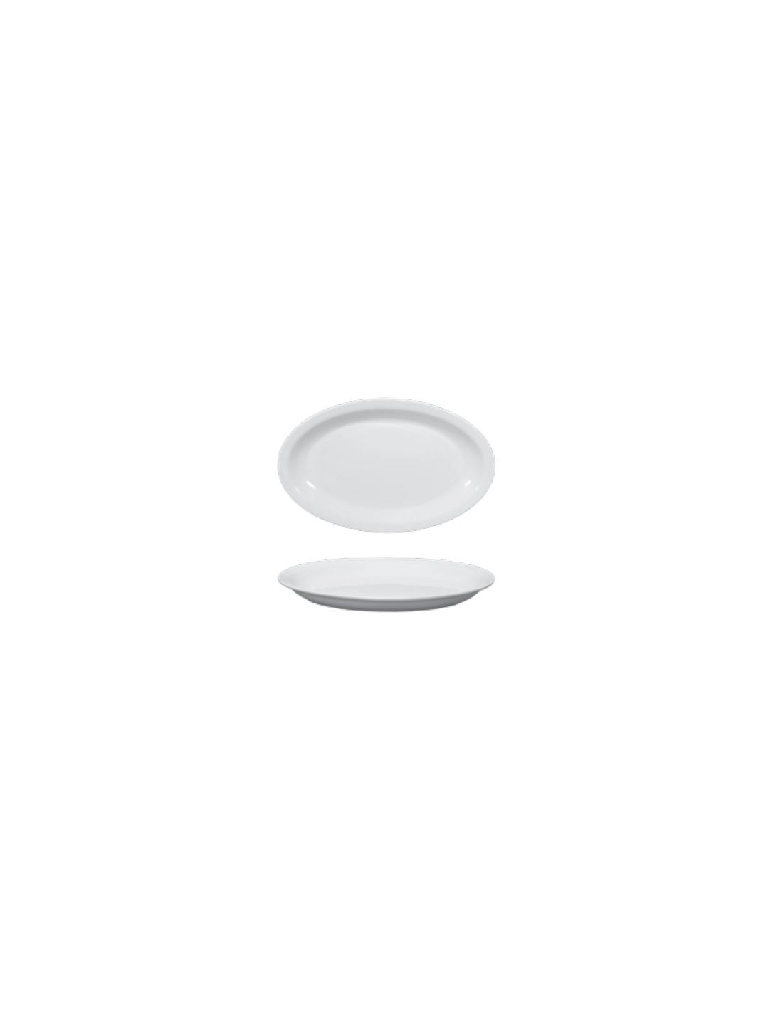 VASSOI DA PORTATA: vendita online ROMA PIATTO OVALE 32CM BIANCO SATURNIA in offerta