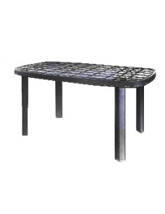 TAVOLI: vendita online TAVOLO OTELLO 120X80 ANTRACITE in offerta