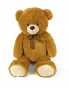 PELUCHE: vendita online ORSO 25233 PELUCHE 80CM CON FIOCCO in offerta