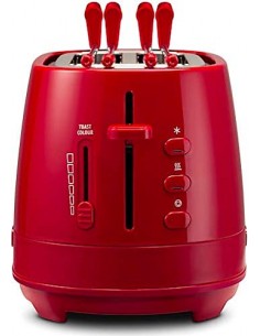 PIASTRE - TOSTAPANE - BISTECCHIERE: vendita online TOSTAPANE CTLAP2203R 550W ROSSO in offerta