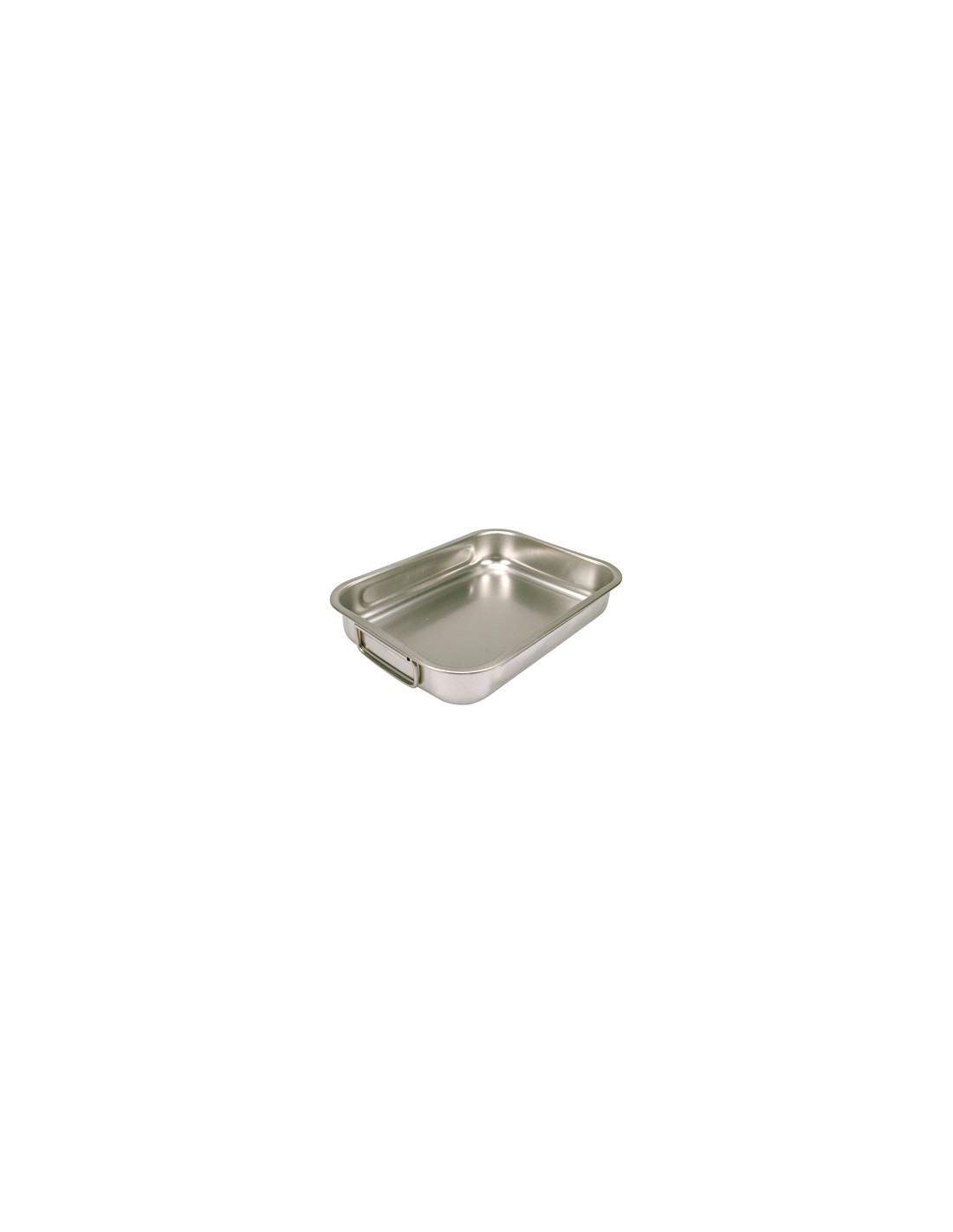 PENTOLE - COPERCHI ACCIAIO: vendita online TEGLIA DA FORNO IN ACCIAIO INOX 25X19 CM STEEL PAN in offerta