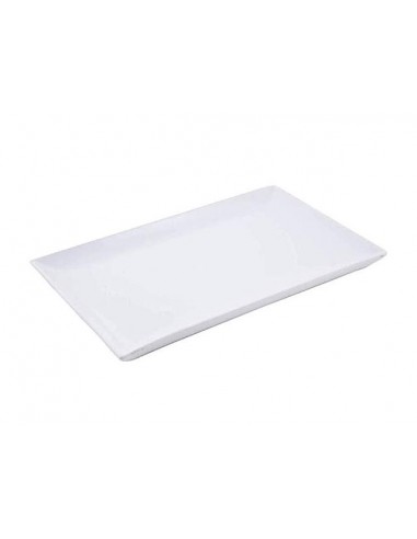 PIATTI: vendita online PIATTO RETTANGOLARE PORCELLANA 40X25 BIANCO MASTER CASA in offerta