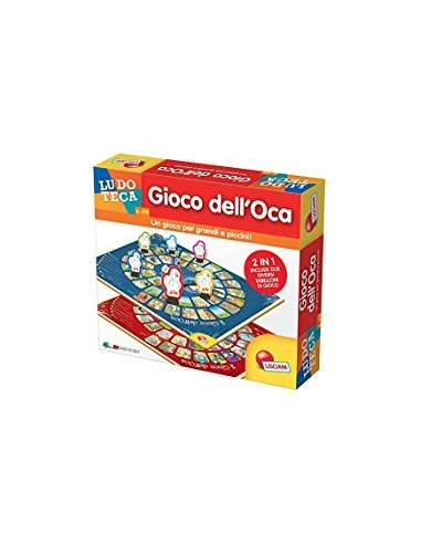 GIOCHI DI SOCIETA'E PUZZLE: vendita online LUDOTECA GIOCO DELL'OCA 60535 LISCIANI in offerta