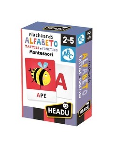PRESCOLARI: vendita online FLASHCARDS ALFABETO TATTILE E FONETICO IT23752 in offerta