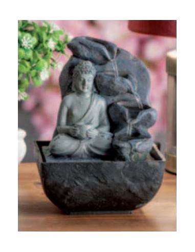 OGGETTISTICA: vendita online FONTANA 57532 CON BUDDHA 13X13X18,5 in offerta