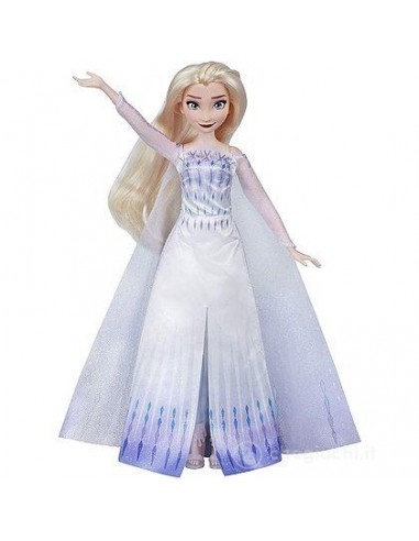 GIOCATTOLO PUBBLICIZZATO: vendita online FROZEN2 E9717 BAMBOLA CANTANTE CON VESTITO DA SERA FRANCESE in offerta