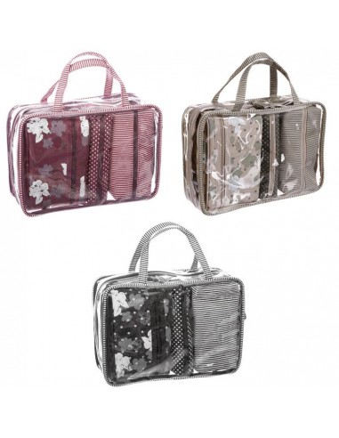 ACCESSORI BAGNO: vendita online TROUSSE 116858 SET 4 PEZZI COLORI ASSORT in offerta