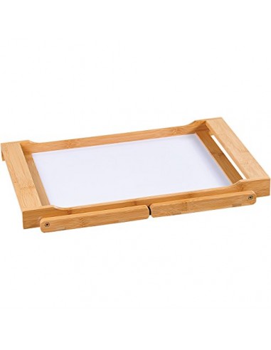 VASSOI A SERVIRE: vendita online VASSOIO IN BAMBU CON PIEDI RIPIEGABILI 54X33 CM KAUFGUT in offerta