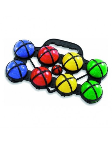 GIOCHI MARE: vendita online CONFEZIONE DA 8 BOCCE PLASTICA COLORATE D 8 CM in offerta