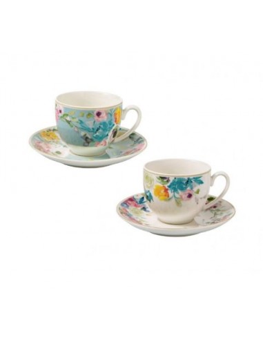 TAZZE CAFFE' E LATTE: vendita online 53943 SET 2TZ CAFFE PARADISE AVIO/ACQUA in offerta