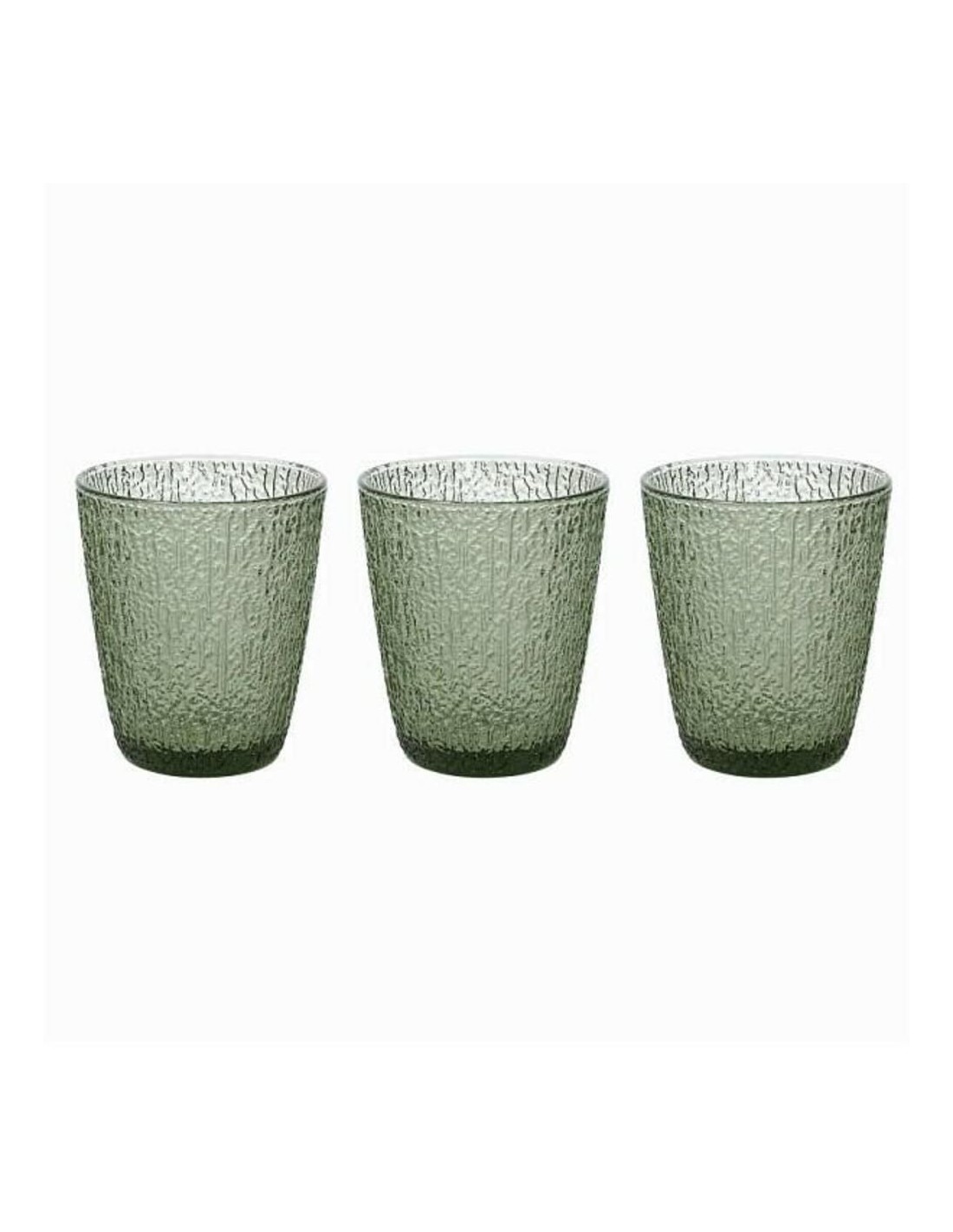 BICCHIERI ACQUA VINO BIBITA: vendita online DAVOR CONF 3 BICCHIERI VERDE in offerta