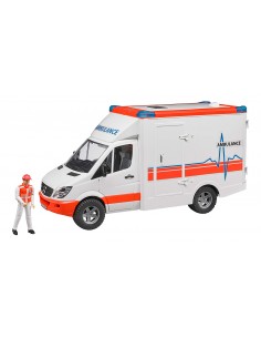 GIOCHI BOY: vendita online AMBULANZA MERCEDES SPRINTER CON AUTISTA 2536 BRUDER SPIELWAREN in offerta