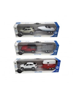 GIOCHI BOY: vendita online S/WHEEL 41125 AUTO CON TRAINO 1:43 ASS in offerta