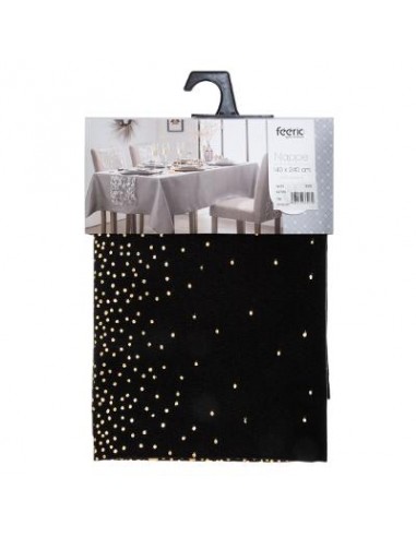 TAVOLA E CUCINA: vendita online TOVAGLIA 162770 140X240 NERO/ORO in offerta