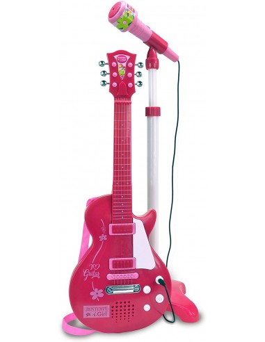 MUSICALI: vendita online CHITARRA ELETTRICA 245872 CON MICROFONO ROSA in offerta